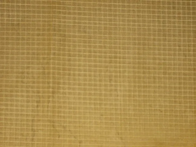 100% Cotton Organdy Golden Mango Plaids Fabric 44" wide sold by the yard [2957]