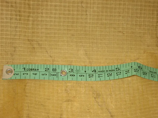 100% Cotton Organdy Golden Mango Plaids Fabric 44" wide sold by the yard [2957]