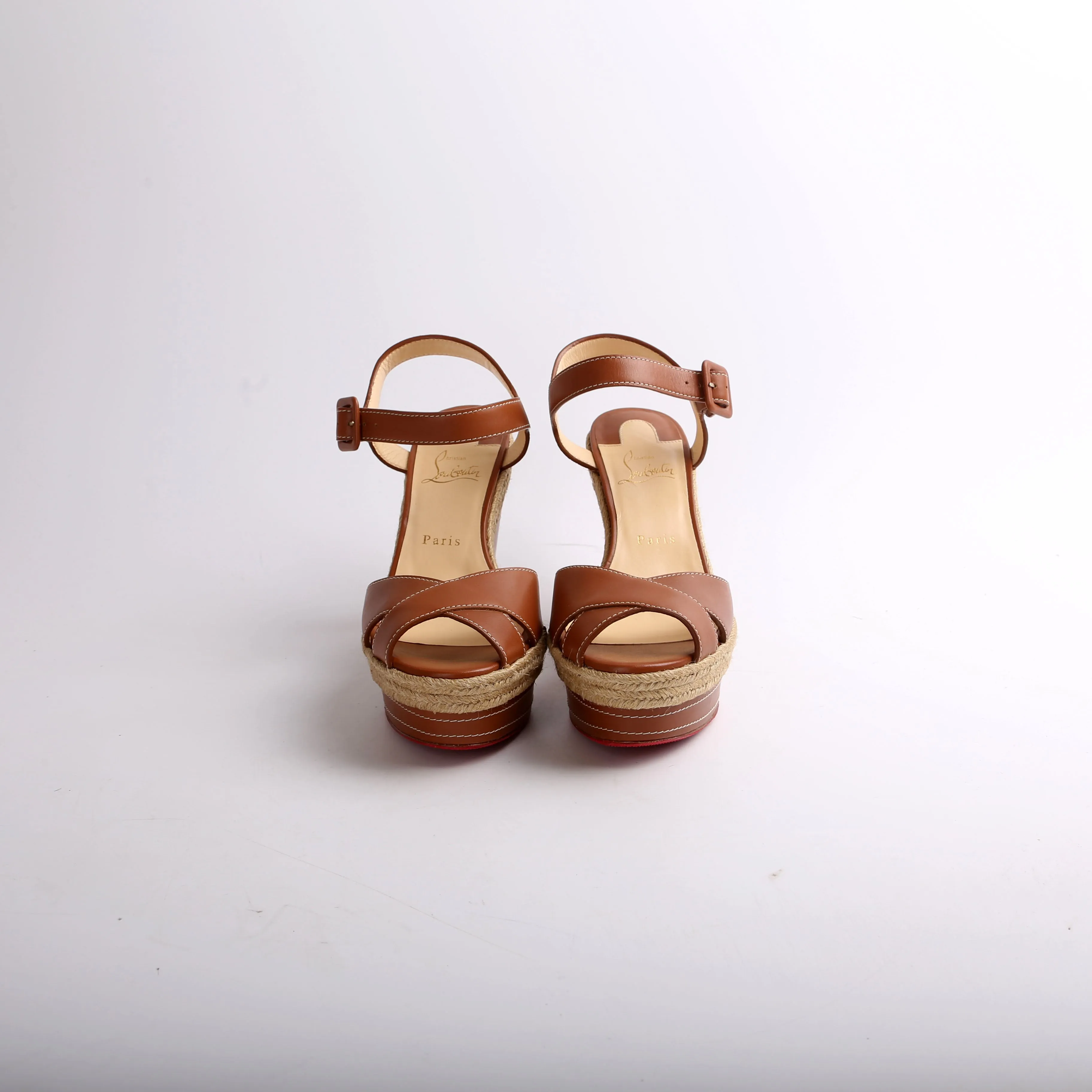 Almeria 120MM Espadrille Wedges Size 39