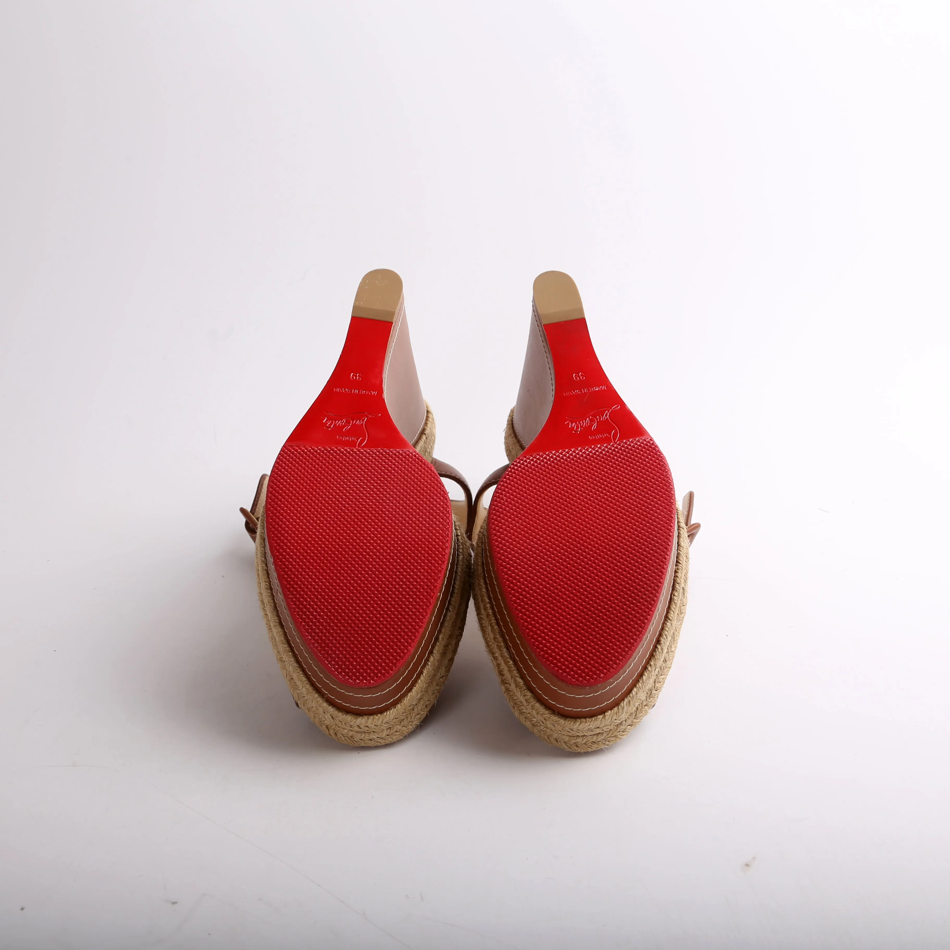 Almeria 120MM Espadrille Wedges Size 39