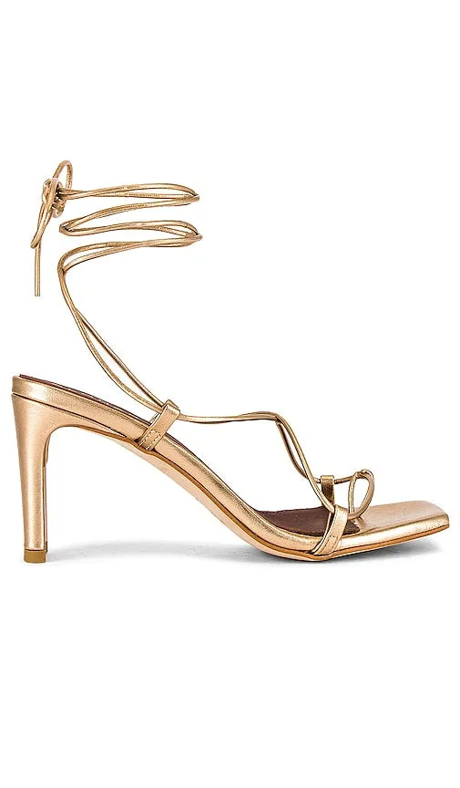 ALOHAS Bellini Sandal in Metallic Gold