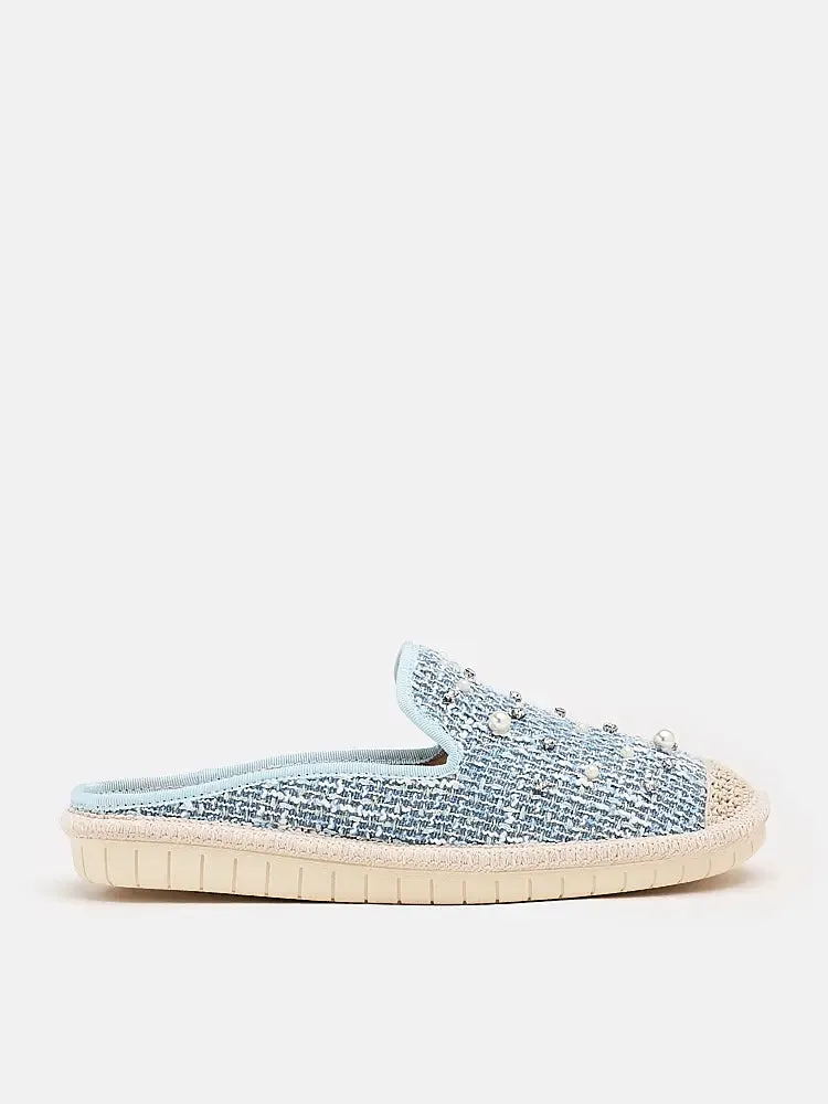 Andrina Pearl Espadrille Mules