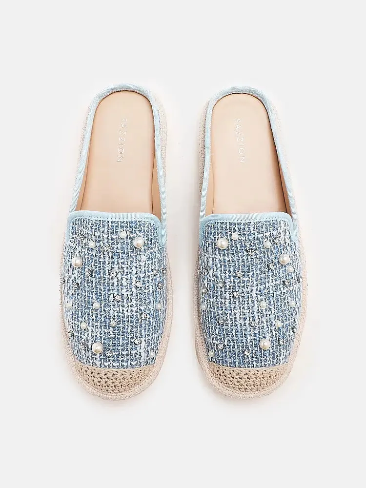 Andrina Pearl Espadrille Mules