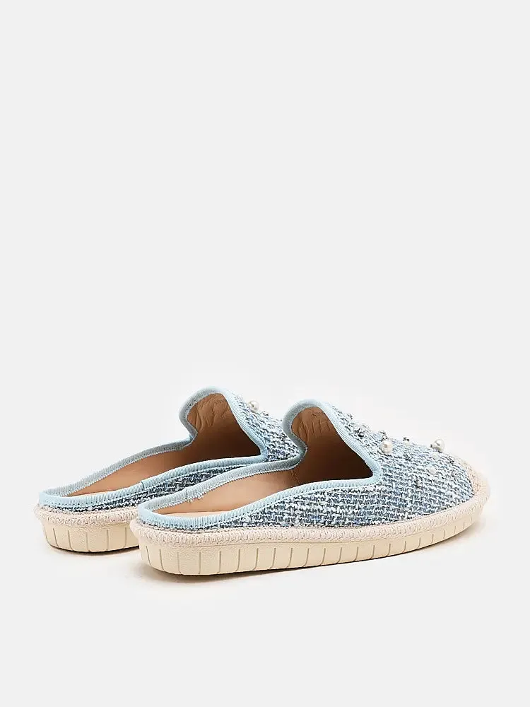 Andrina Pearl Espadrille Mules