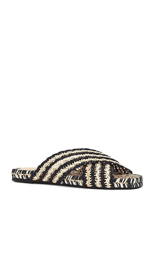 Castaner Pat Sandal in Black