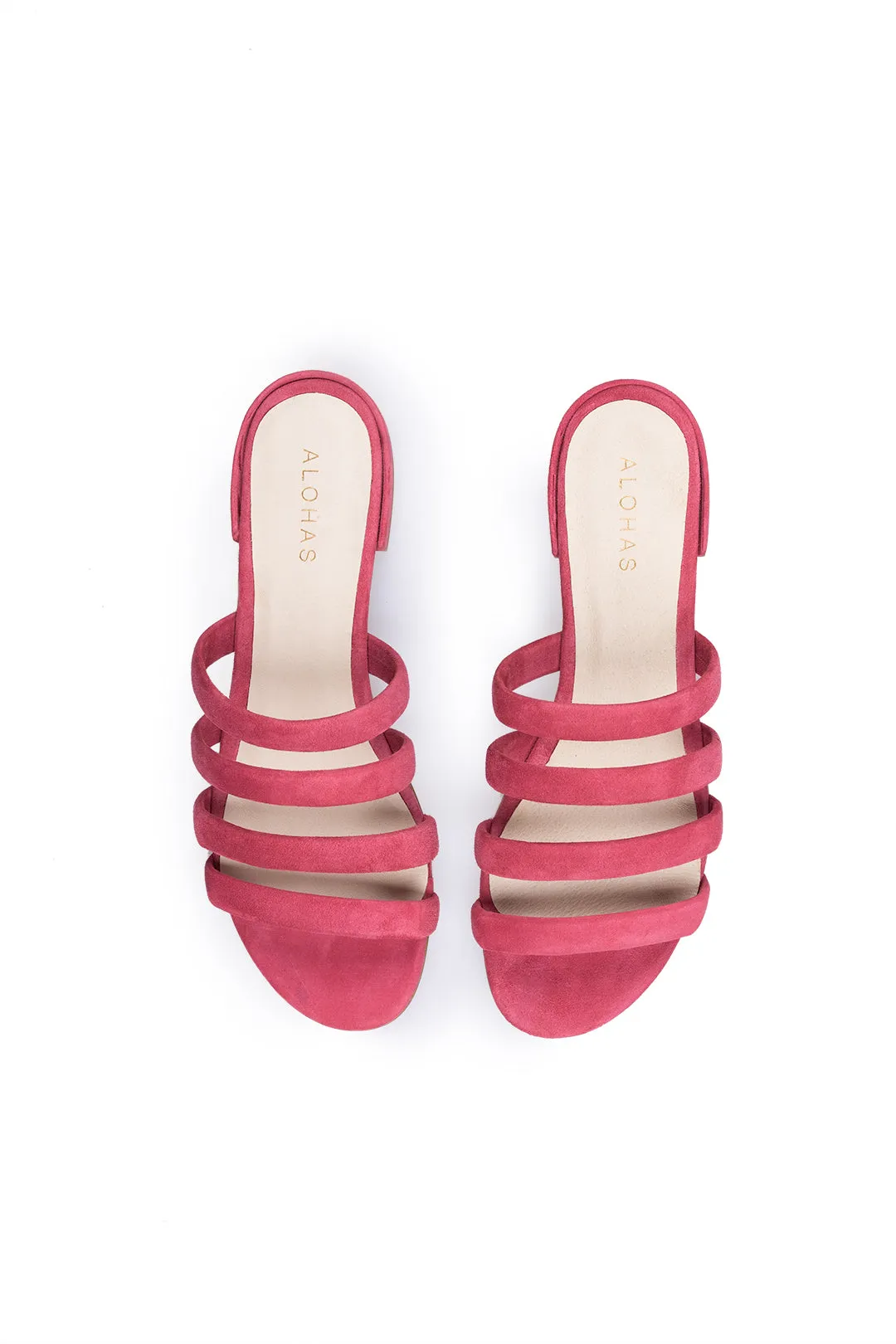 Cecile Flat Sandals Dusk Pink