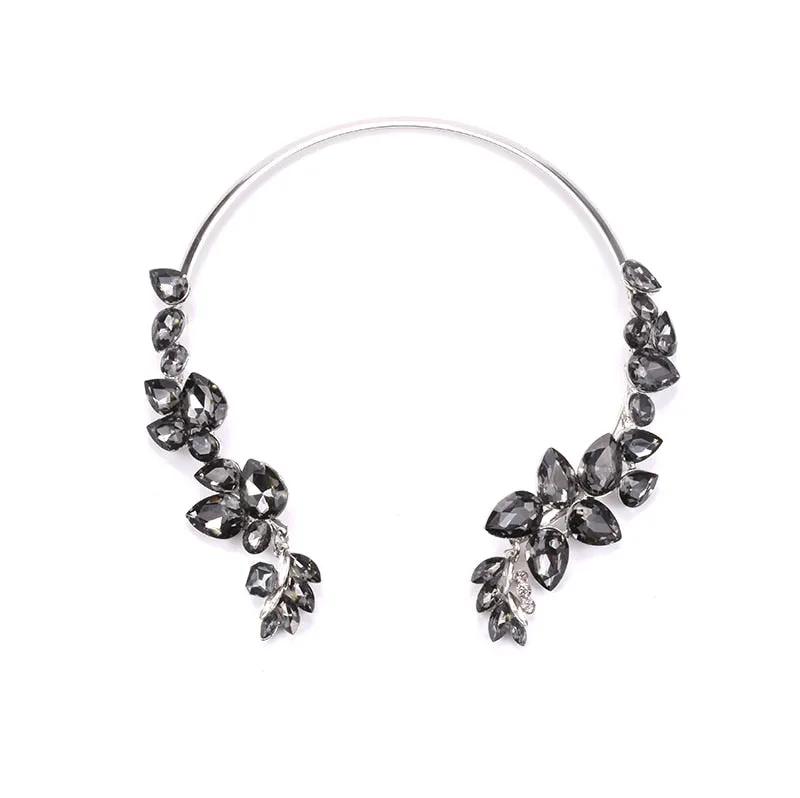 Glass Crystal Open Chokers Necklaces