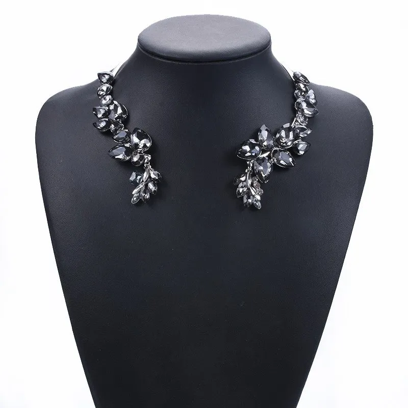 Glass Crystal Open Chokers Necklaces