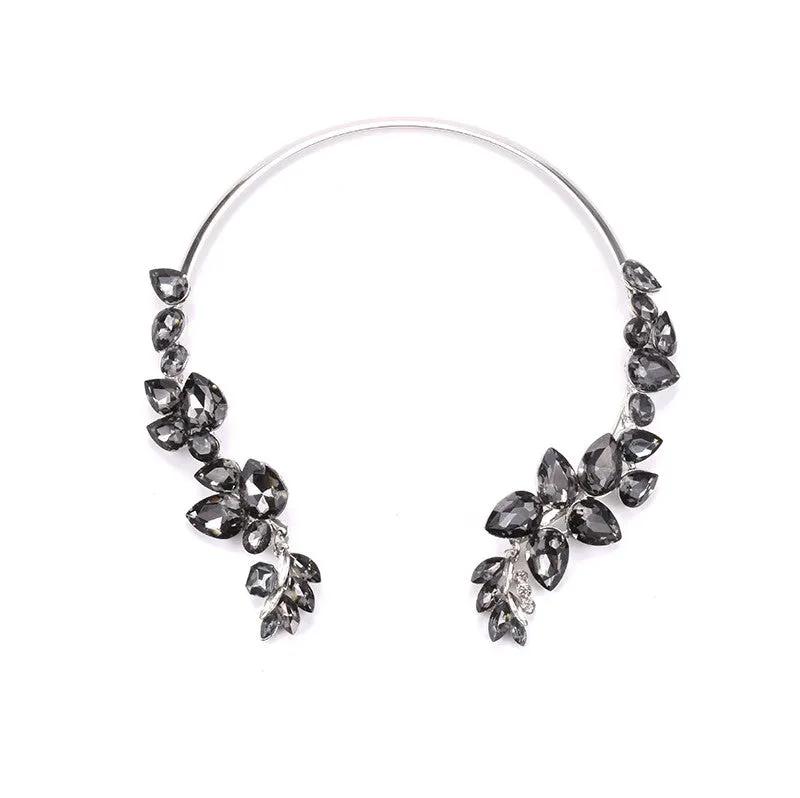 Glass Crystal Open Chokers Necklaces