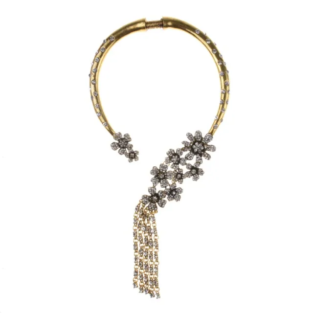 Glass Crystal Open Chokers Necklaces
