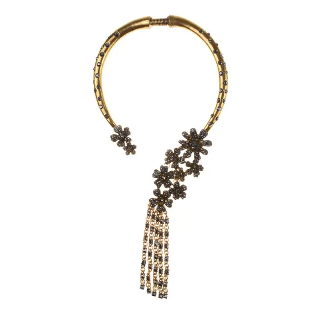 Glass Crystal Open Chokers Necklaces