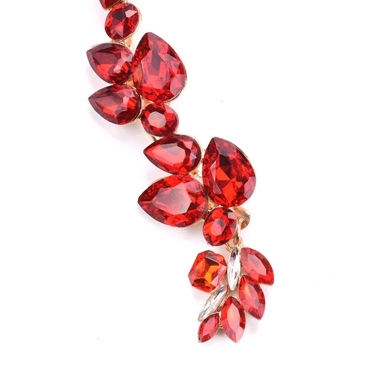 Glass Crystal Open Chokers Necklaces