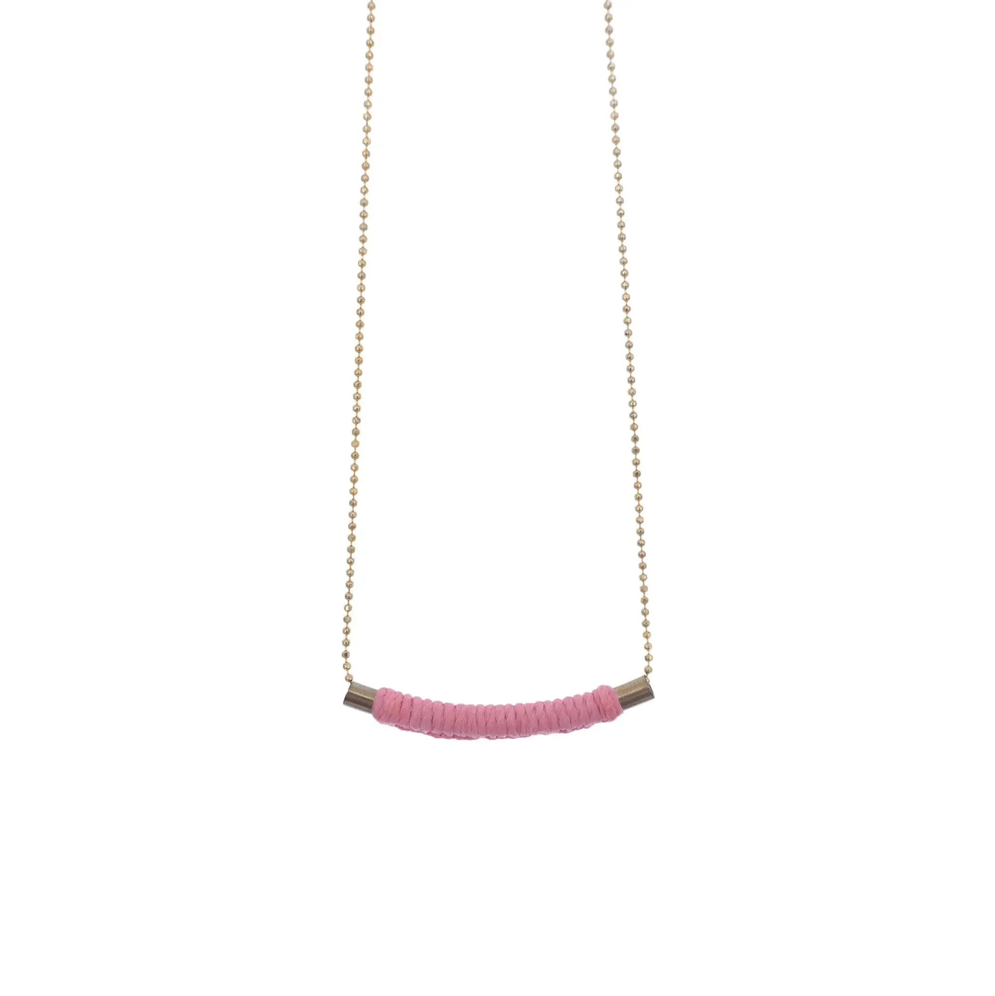 Gold Tube Necklace