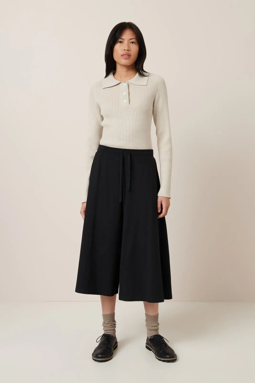 Kowtow - Daily Culottes Black