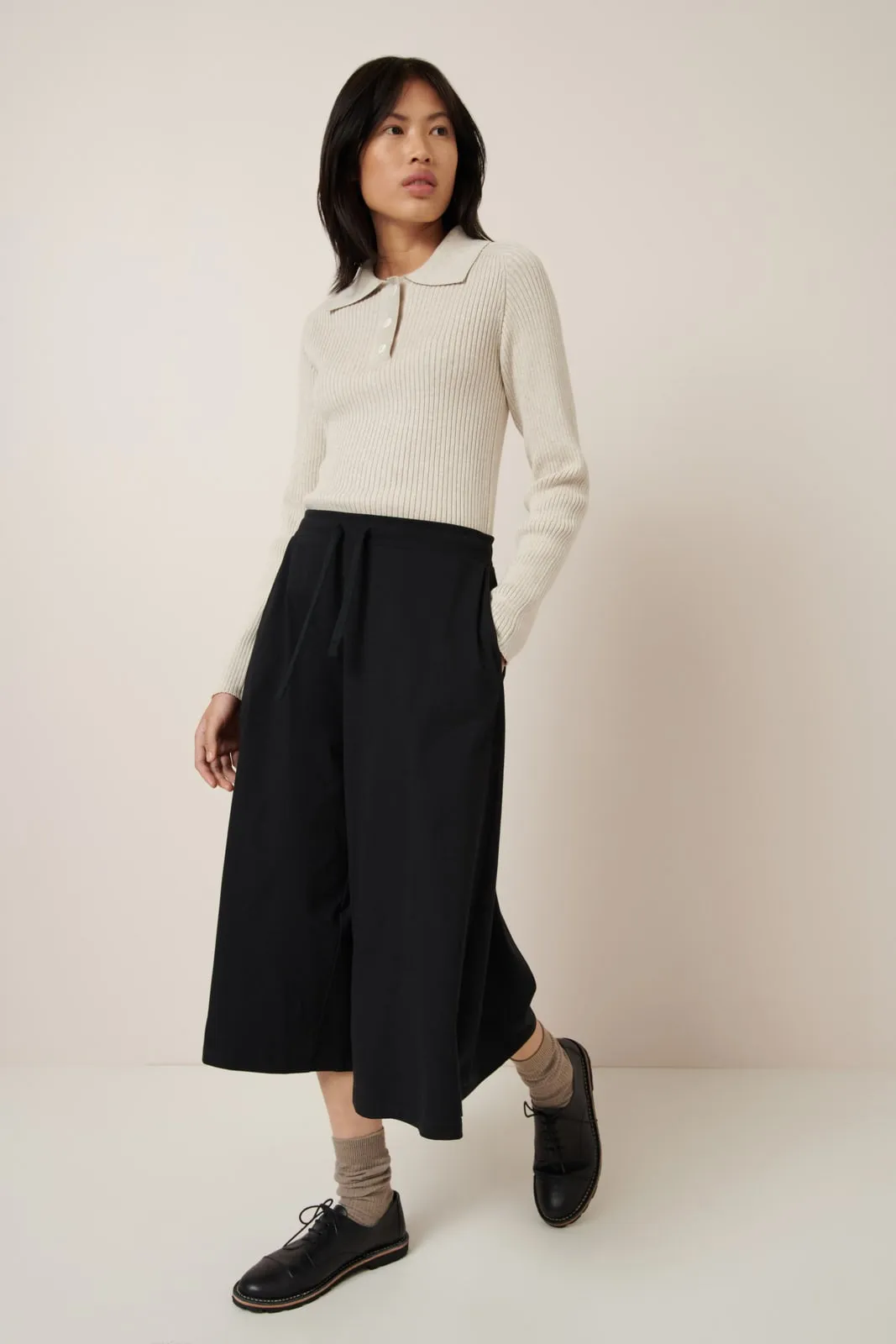 Kowtow - Daily Culottes Black