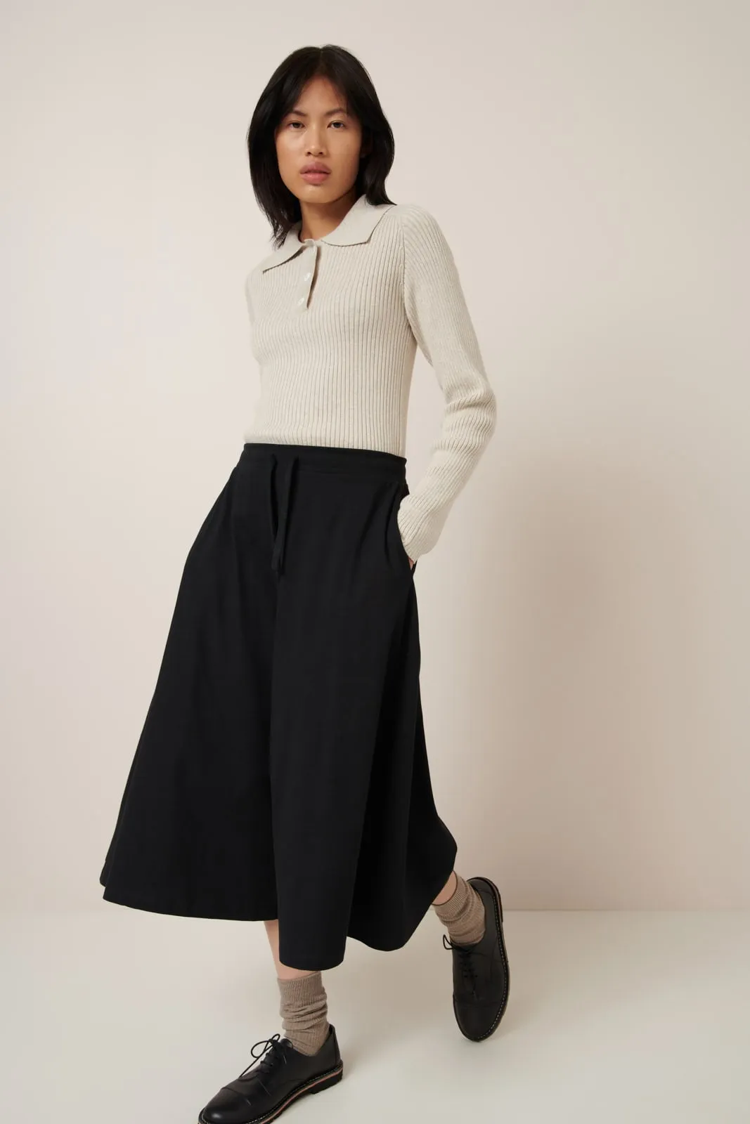 Kowtow - Daily Culottes Black