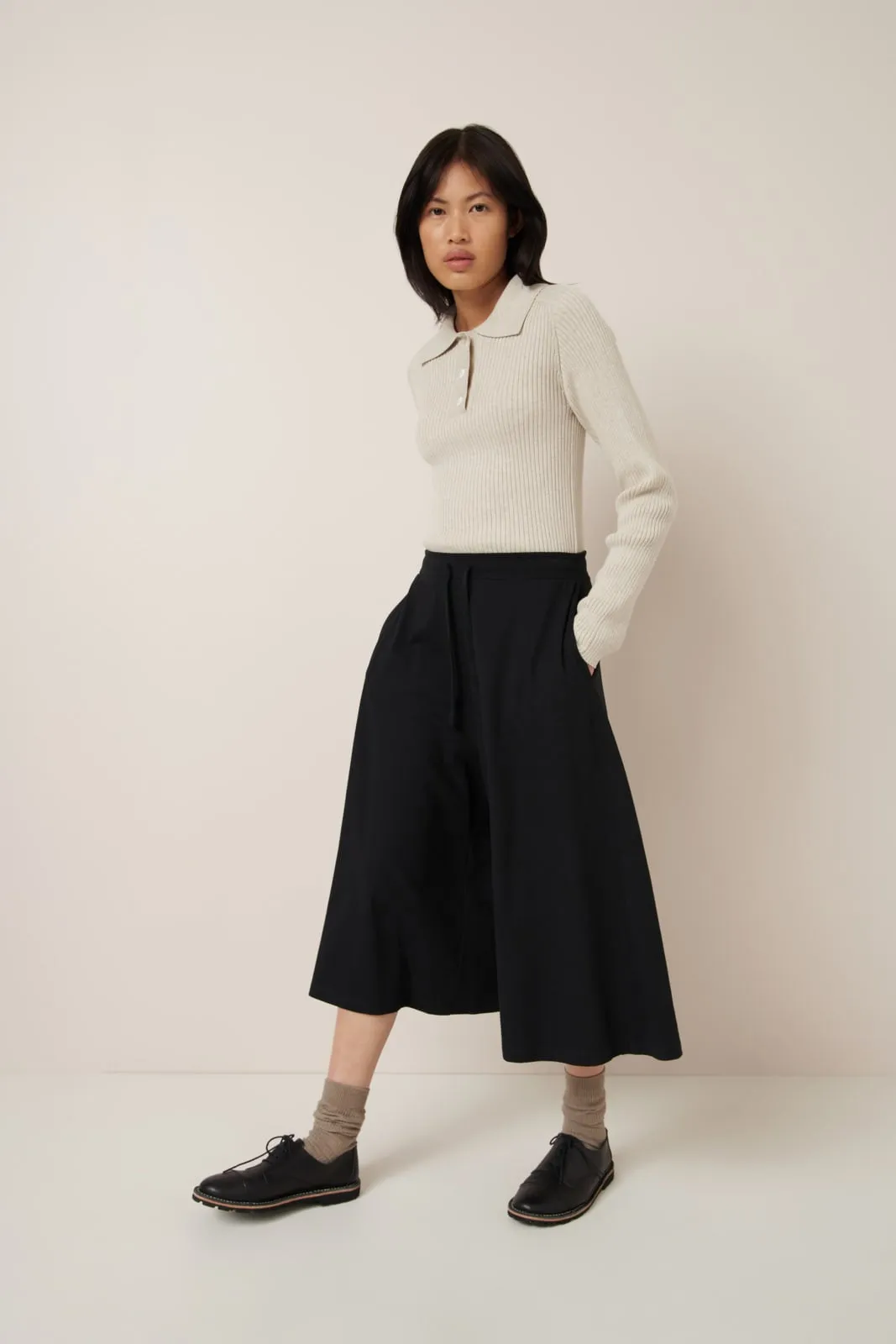 Kowtow - Daily Culottes Black