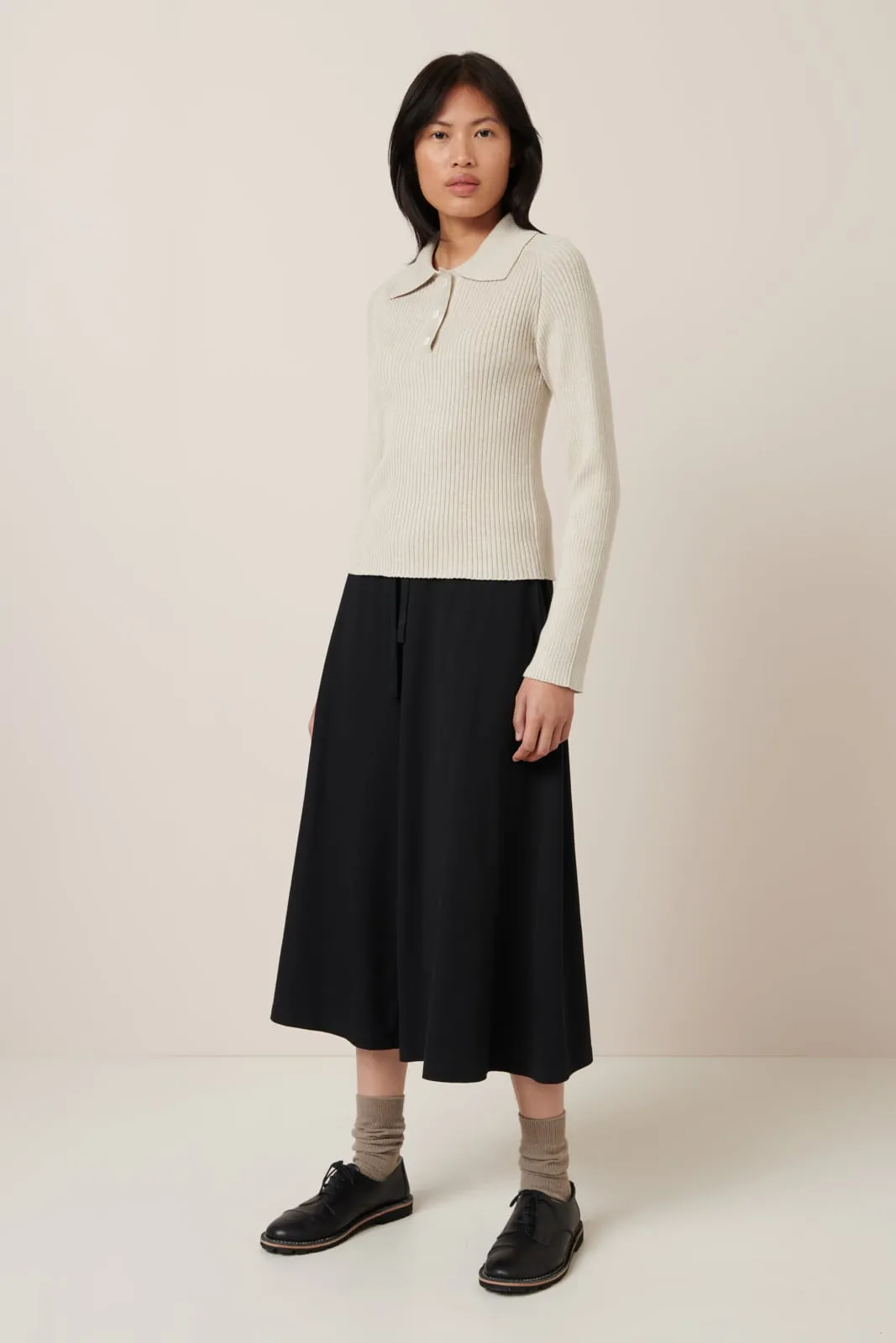 Kowtow - Daily Culottes Black