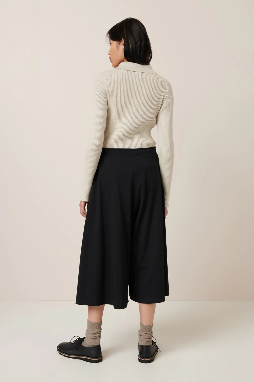 Kowtow - Daily Culottes Black