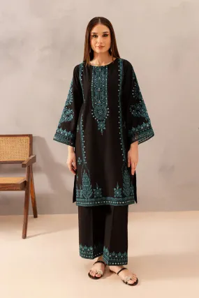 Misba Black 2Pc - Embroidered Set