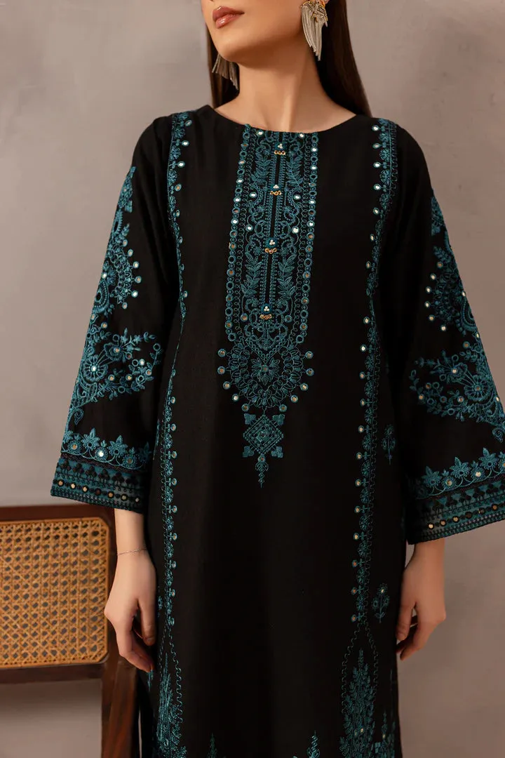 Misba Black 2Pc - Embroidered Set
