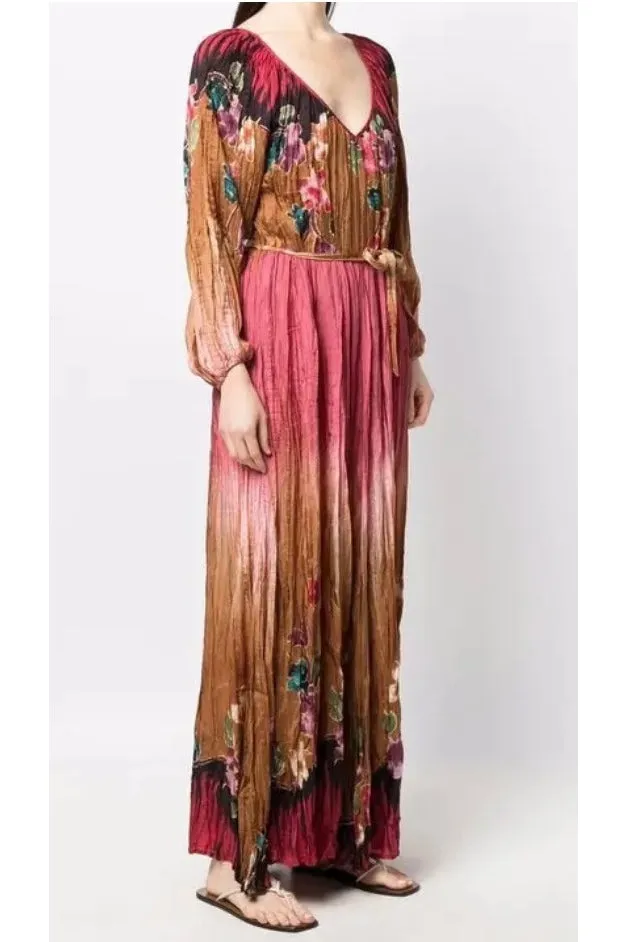 MYRTILLE FLORAL COMBO DRESS