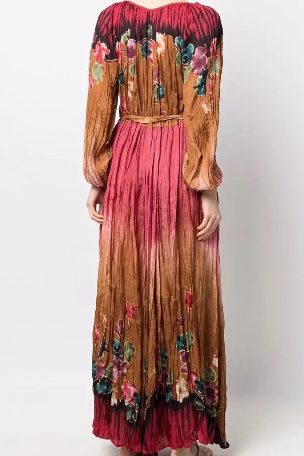 MYRTILLE FLORAL COMBO DRESS