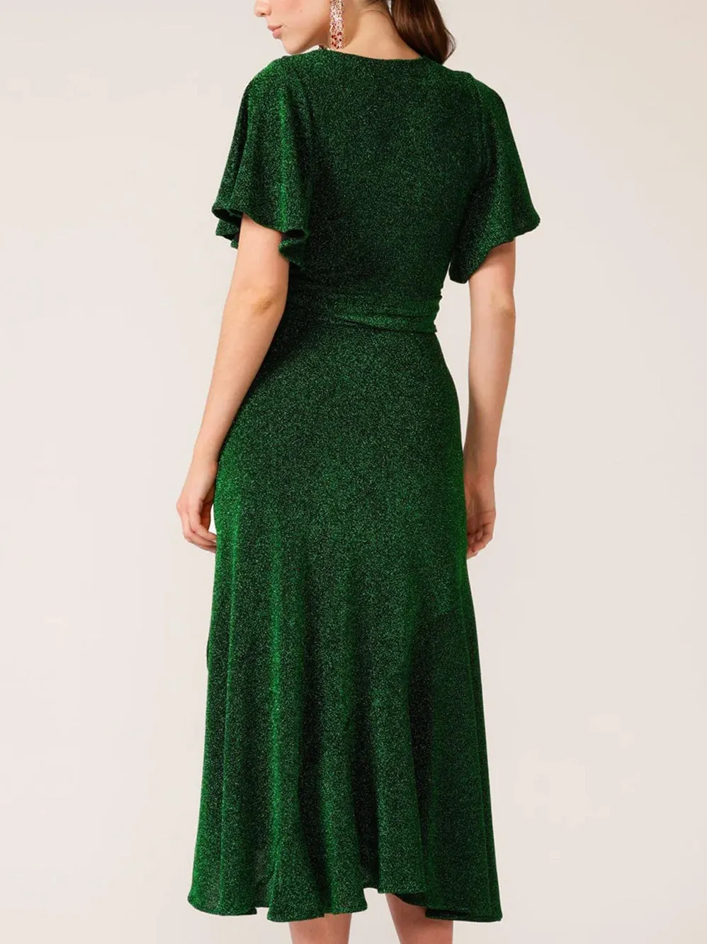 SACHA DRAKE STARGAZE WRAP DRESS