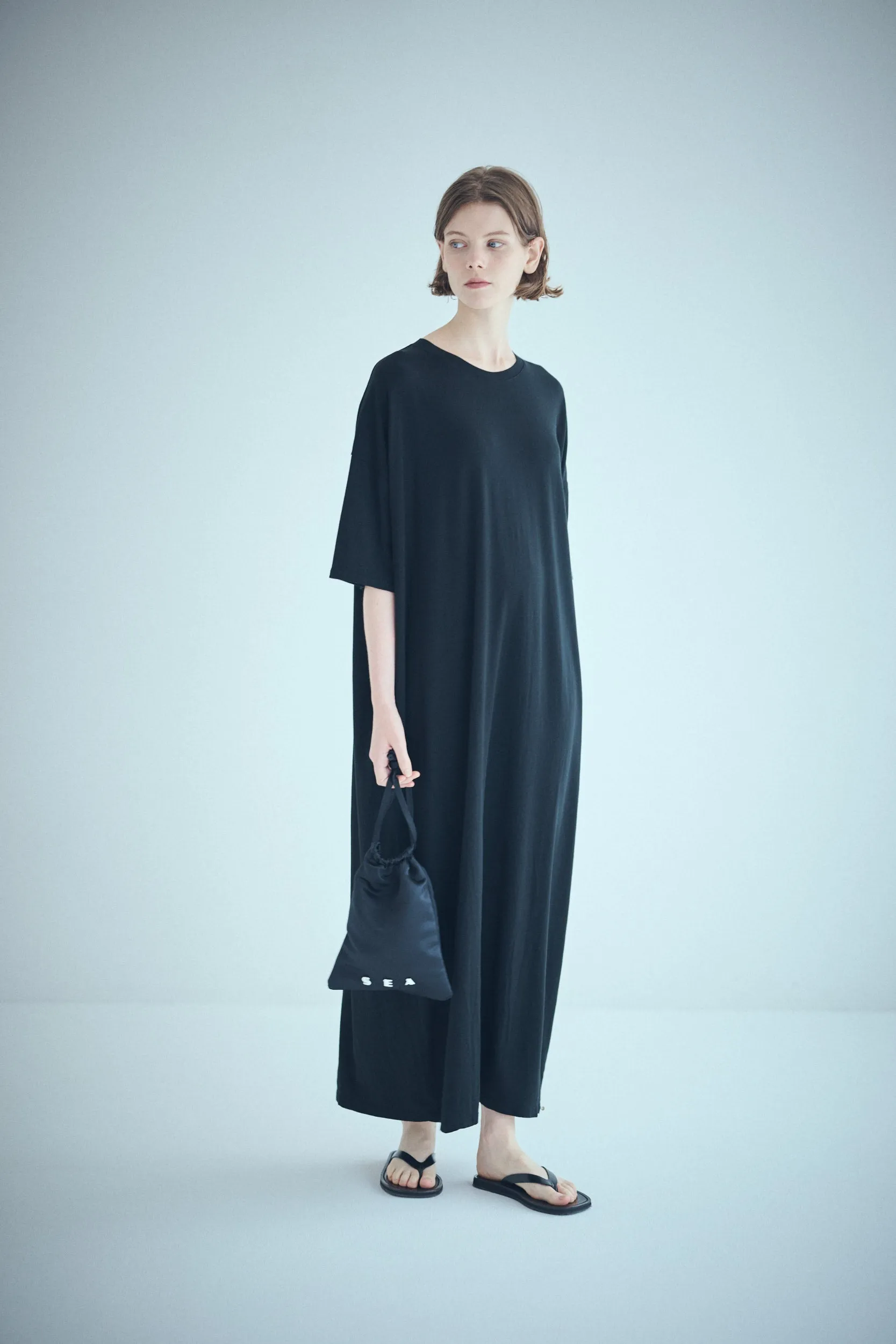 SEA SARDINE CELLULOSE COZY MAXI DRESS