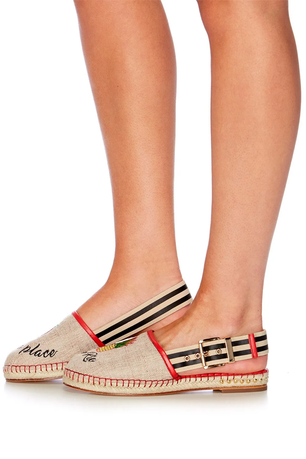 SLING BACK ESPADRILLE THERE'S NO PLACE LIKE RIO